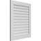 Ekena Millwork Vertical Surface Mount PVC Gable Vent: Non-Functional, w/3-1/2"W x 1"H, Standard Frame, 30"W x 36"H GVPVE30X3601SN - alternate 4